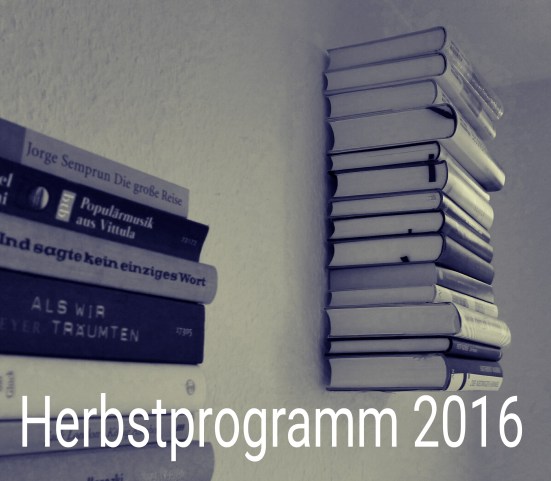 Herbstvorschau 2016